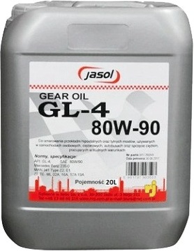 Jasol (Hipol) GL-4 80W/90 20L Olej przekładniowy