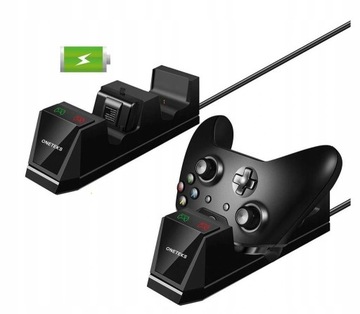 ДОК-СТАНЦИЯ ДЛЯ ЗАРЯДНОГО УСТРОЙСТВА ДЛЯ XBOX ONE S/X PADS, 2 АККУМУЛЯТОРА