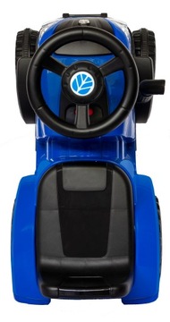 Трактор-толкач NEW HOLLAND с прицепом