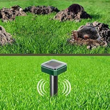 ODSTRASZACZ SOLARNY NA KRETY GRYZONIE NORNICE MYSZY SILNY 4x MOCNY