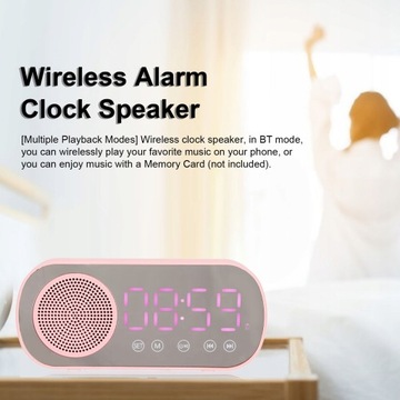 МОЛОДЕЖНЫЙ БУДИЛЬНИК РАДИО БУДИЛЬНИК С BLUETOOTH ДИНАМИКОМ