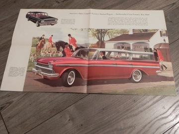 Rambler Custom Deluxe Super Cross Country American Super Station 1960 США