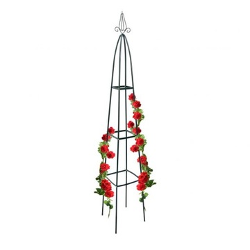 PERGOLA OGRODOWA METALOWA ŁUK NA RÓŻE KWIATY ROŚLINY PNĄCE 192CM