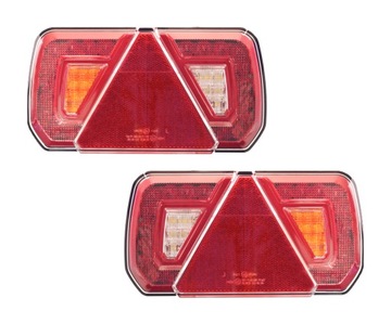 LAMPA TYLNA LED ZESPOLONA PRZYCZEPA NACZEPA KOMPLET