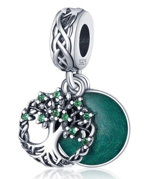 Charms Drzewo Życia Charmsy Drzewko Charms Zawieszka Srebro próby s925