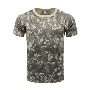 Outdoor Summer Quick Dry Odzież treningowa Wojskowa koszulka taktyczna