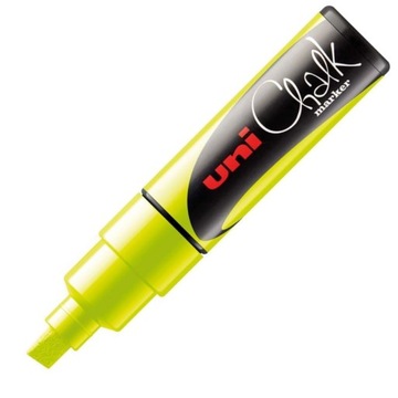 Marker kredowy UNI Chalk PWE-8K (żółty)