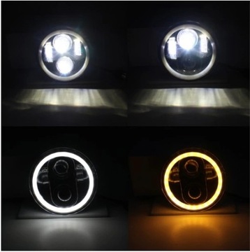 ФАРА МОТОЦИКЛА ПЕРЕДНЯЯ ФОНАРЬ H4 LED 5,75 дюйма