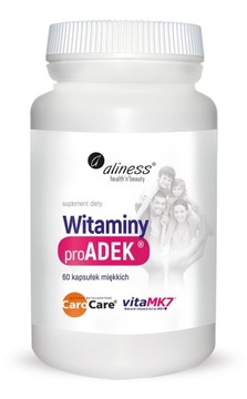 Aliness Witaminy ProADEK 60 caps. witaminy A D E K