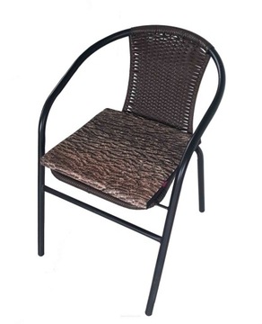 Poduszka na krzesło ogrodowe TIP 40x40 cm wyjmowany wkład ROBINA - Promocja