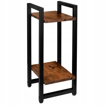 Стоячая подставка для цветов, Могрен черный, состаренный дуб