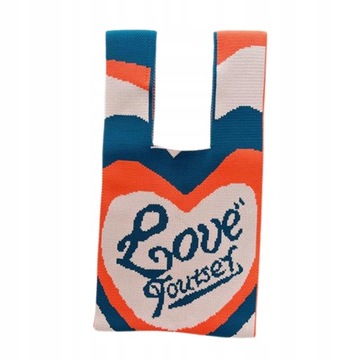 Dzianinowa torba typu Tote Pouch Fashion Knitting