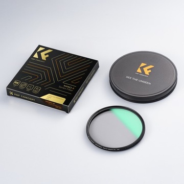 Поляризационный ФИЛЬТР CPL K&F CONCEPT NANO-X со сверхнизким отражением 55 мм 55 мм