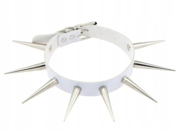 naszyjnik choker bardzo długie kolce - 1