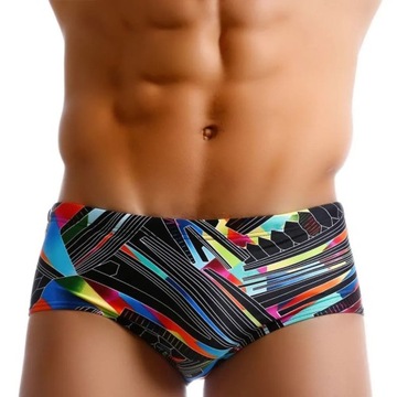 KĄPIELÓWKI MĘSKIE SLIPY PLAŻA BASEN WKŁADKA PUSH-UP, 3XL