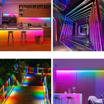 Светодиодная лента COB RGB 5 м 576 светодиодов/м 14 Вт/м 24 В IP20