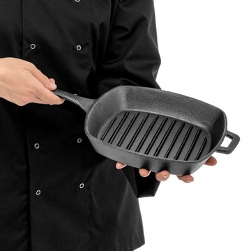 ЧУГУННАЯ СКОВОРОДА-ГРИЛЬ 24X24 СМ FORGAST FG02305