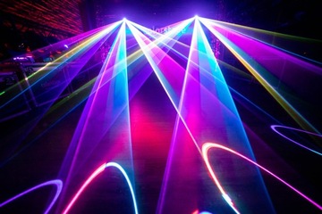 ЦВЕТОВАЯ АНИМАЦИЯ ЛАЗЕР ROBO 1Вт RGB 1000мВт