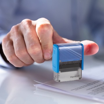 TRODAT STAMP 8911 ДЛЯ 4-СТРООЧНОГО ДИЗАЙНА КОРПОРАТИВНОГО ЛИЧНОГО ОФИСА + ЛАСТИК