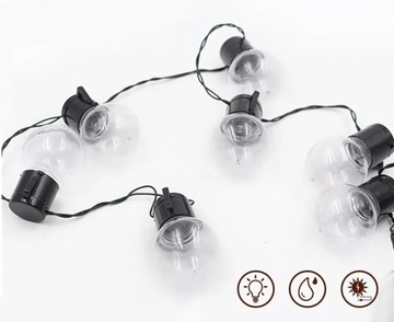 СВЕТОДИОДНЫЕ СОЛНЕЧНЫЕ САДОВЫЕ ЛАМПОЧКИ ТЕПЛАЯ ЛАМПОЧКА