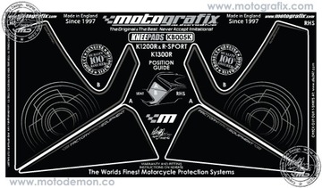 OKLEINA BOCZNA ZBIORNIKA BMW K1200R RS
