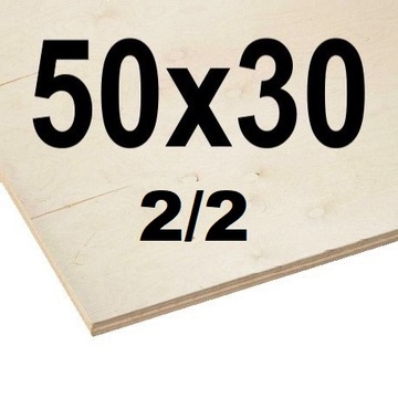 SKLEJKA 3mm 50x30 KL2/2 LASER CNC DECOUPAGE