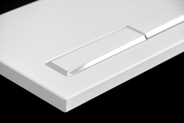 КНОПКА Смыва для унитаза Cersanit БЕЛАЯ ХРОМ M08 Кнопка смыва для унитаза