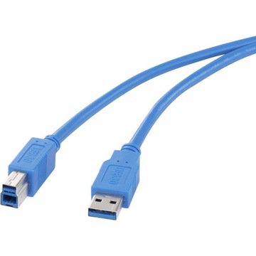 USB-кабель Renkforce, USB 3.0 A – USB 3.0 B, 0,50 м