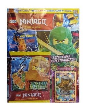 Magazyn LEGO Ninjago Minifigure Czasopismo 10/2023 Ninja Arin z hakiem