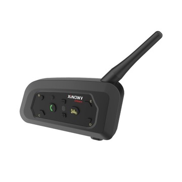 2x Interkom Motocyklowy Bluetooth 1500M 850mAh Zestaw Słuchawkowy do Kasku