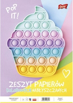 Papier kolorowy wycinanka błysk MAJEWSKI A4 10K