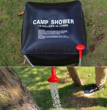 СОЛНЕЧНЫЙ ДУШ 40Л ТУРИСТИЧЕСКИЙ КЕМПИНГ ДЛЯ ЛЕСНОГО КЕМПИНГА