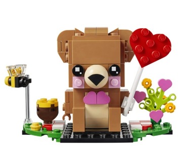 LEGO LEGO Valentine's Day Teddy Bear 40379 ДЕНЬ СВЯТОГО ВАЛЕНТИНА, НОВИНКА