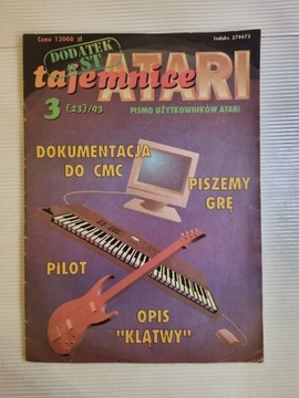Tajemnice Atari nr 3 (23) / 1993, czasopismo