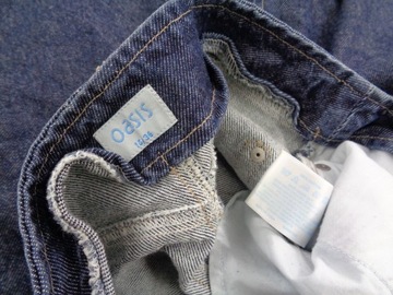 36-38 OASIS OŁÓWKOWA SPÓDNICA JEANS W133