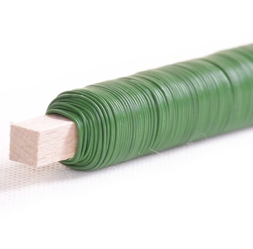 Зеленый провод, намотанный на стержень 0,7 мм, 100 г.