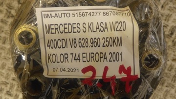 MERCEDES W220 4.0 CDI NÁPRAVA DIFERENCIÁL DIFER 2.47
