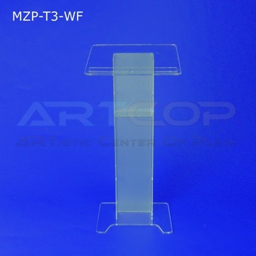 Конференц-кафедра MZP-T3-WF из оргстекла для чтения