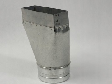 АСИММЕТРИЧНАЯ РЕДУКЦИЯ круглая 200х50/100 дгп