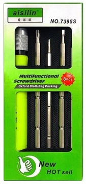 WIELOFUNKCYJNY ZESTAW WKRĘTAKÓW UŻYTKOWYCH 8 ELMNT