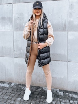 ЖИЛЕТ СТЕГАНЫЙ ЖЕНСКИЙ С КАПЮШОНОМ, размер. XL