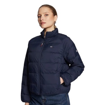 TOMMY HILFIGER KURTKA DAMSKA TJW LIGHT DOWN JACKET GRANATOWA r.M