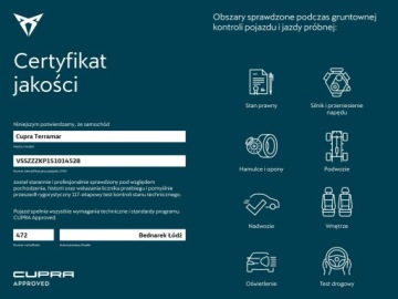 Cupra Terramar SUV 1.5 eTSI 150KM 2024 Cupra Terramar Bezwypadkowy / Salon Polska /, zdjęcie 8