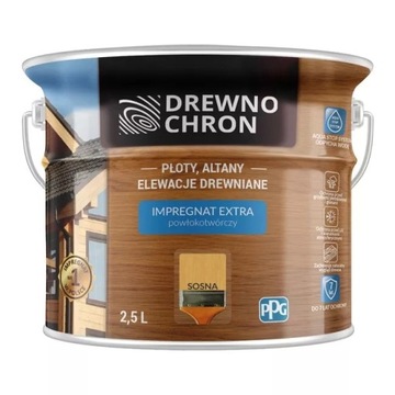 DrewnoChron Extra 2,5L SOSNA 7 LAT Impregnat