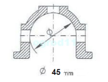 шаровая сцепка 3000 кг крюк Albe fi 45 винтов 12 узлов