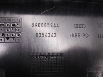 ПОДЛОКОТНИК ЗАДНЕГО СИДЕНИЯ AUDI A4 B8 СЕДАН КОЖА ОРИГИНАЛ