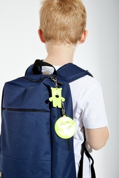 КУЛОН СВЕТООТРАЖАЮЩИЙ МЕДВЕДЬ 3M, СВЕТООТРАЖАЮЩИЙ МЕДВЕДЬ