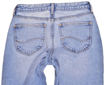 LEE spodnie BLUE jeans MOM STRAIGHT _ W32 L33