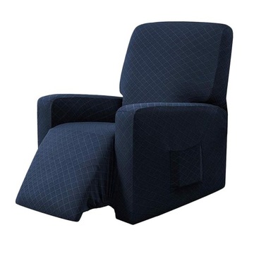 Stretchable Reclining Couch Slip Cover White