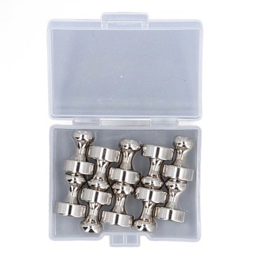 10 szt. Magnesy na lodówkę mocny metal do tablicy na lodówkę biuro w KT
